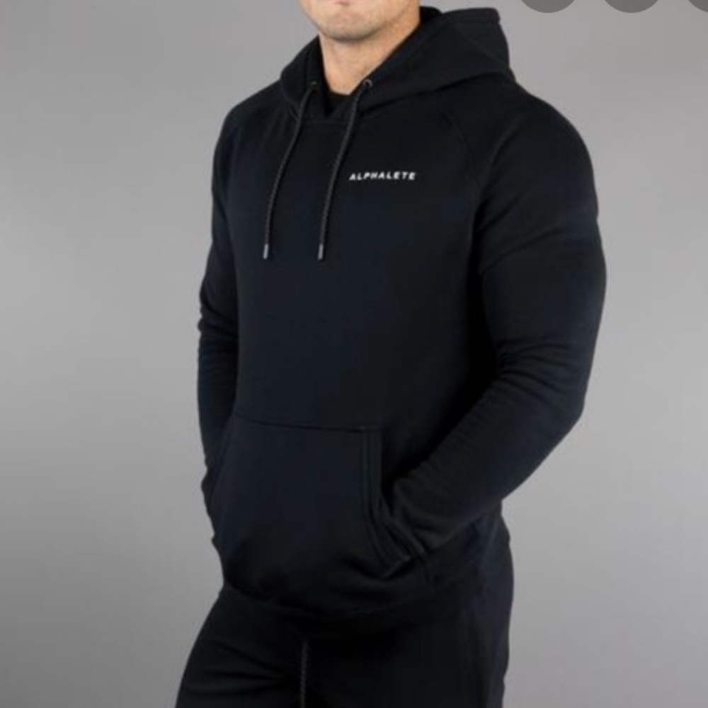 ALPHALETE HOODIE BLACK size Medium